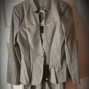 Yuncloss Grey Pant Suit